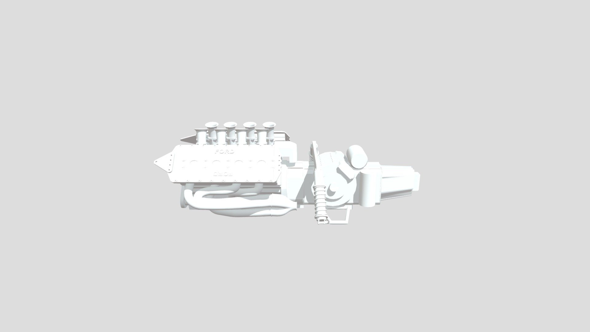 McLaren James Hunt engine (1977) - Download Free 3D model by RubénGM14 ...