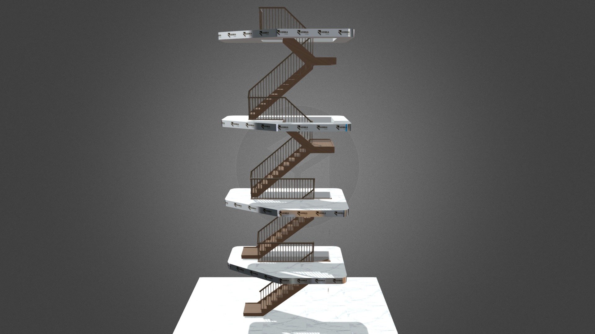 Andrew V1 - Download Free 3D Model By Vonka Stairs Ltd (@vonka ...