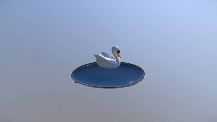 Clay swan 3D Model