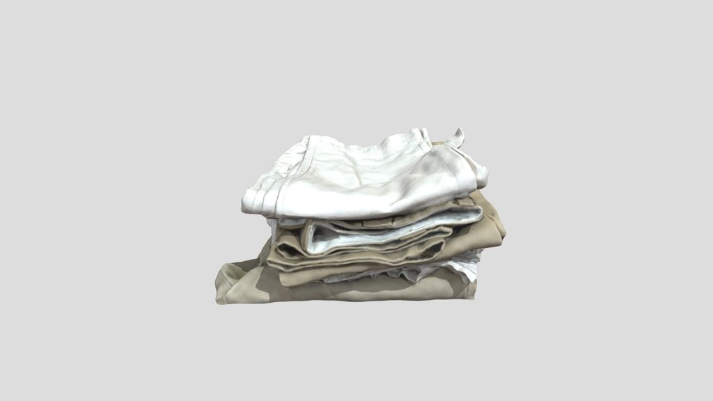 Stack Of Clear Pants