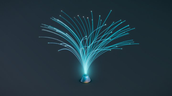 Оптико-волоконное устройство 3D Model