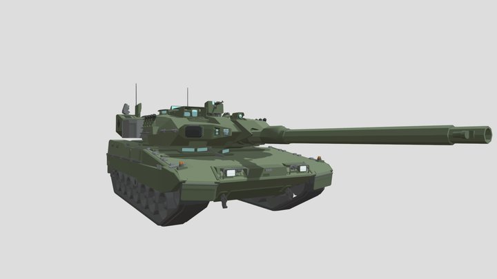 LEOPARD 2A8 3D Model