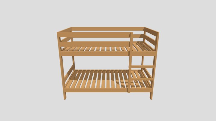 Bunk bed 3D Model