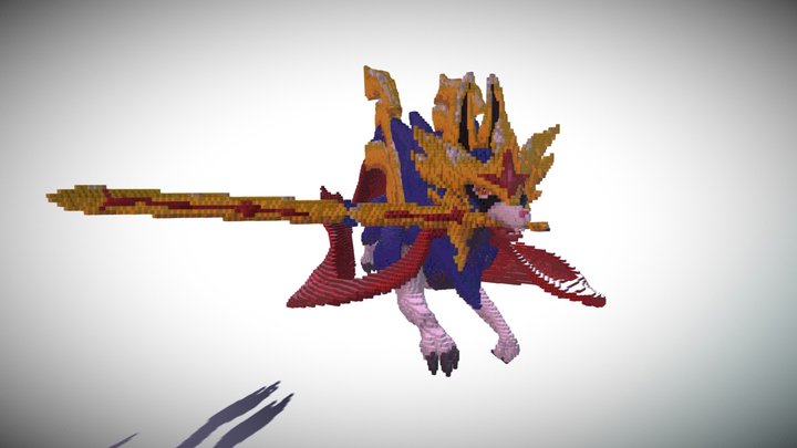 Zacain Minecraft Build 3D Model
