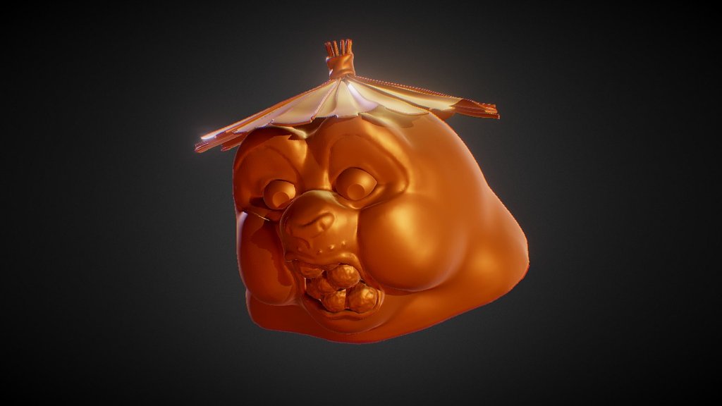 Superhero "Po" (Day 28 SculptJanuary 2016)