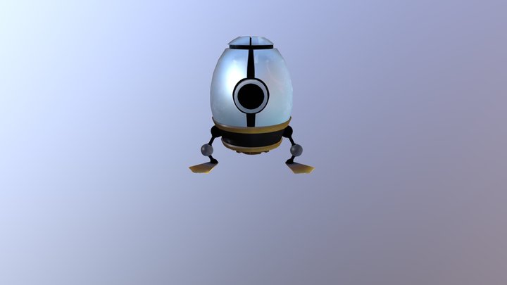 Egg Nacre 3D Model