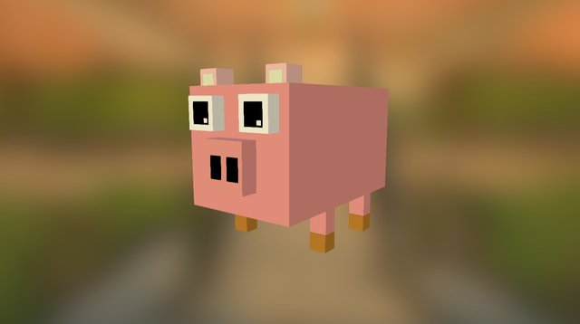 Test Pig 3D Model
