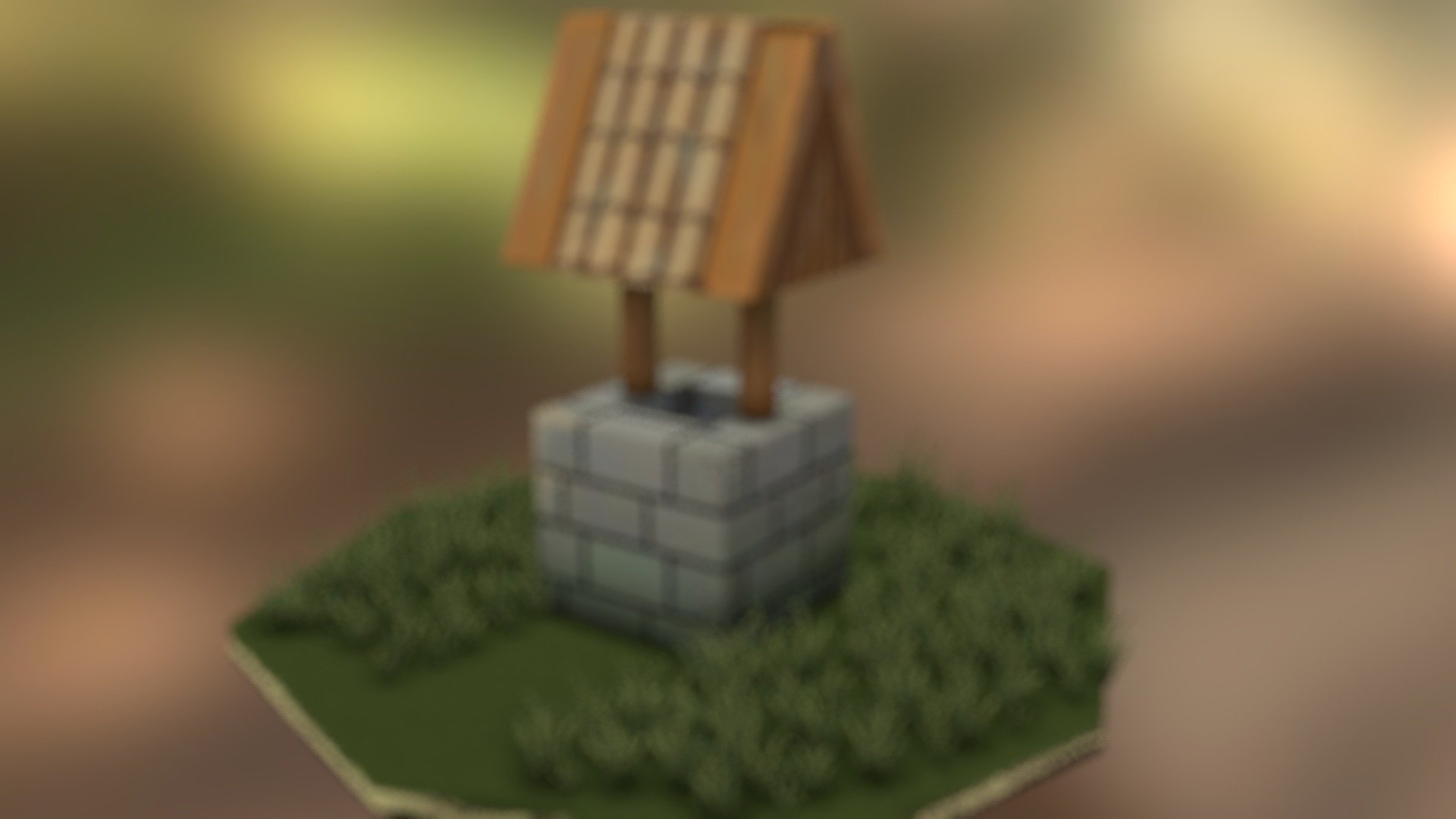 Studnia Wizualizacja - 3D model by stepien134 [b98ea46] - Sketchfab