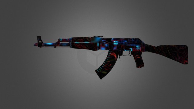 AK-47 | Madness 3D Model