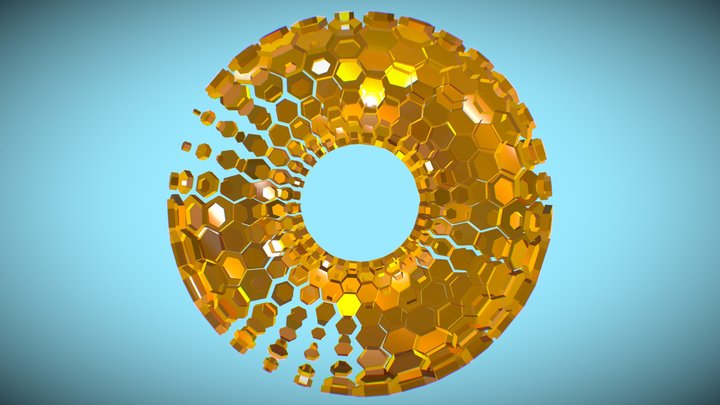 Sverchok animated torus 🍩 3D Model