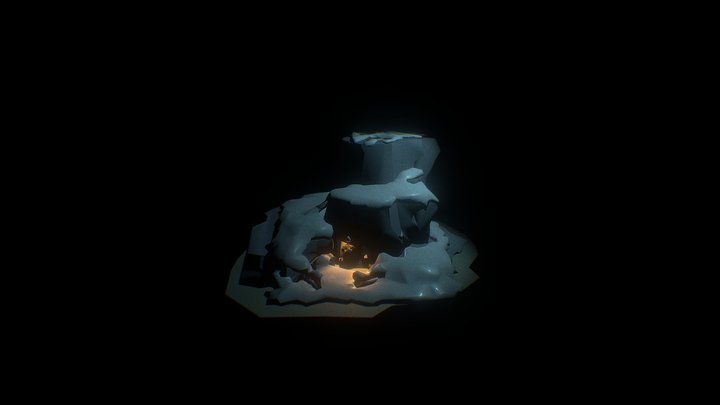 клад контрабандистов, The smugglers' hideout 3D Model