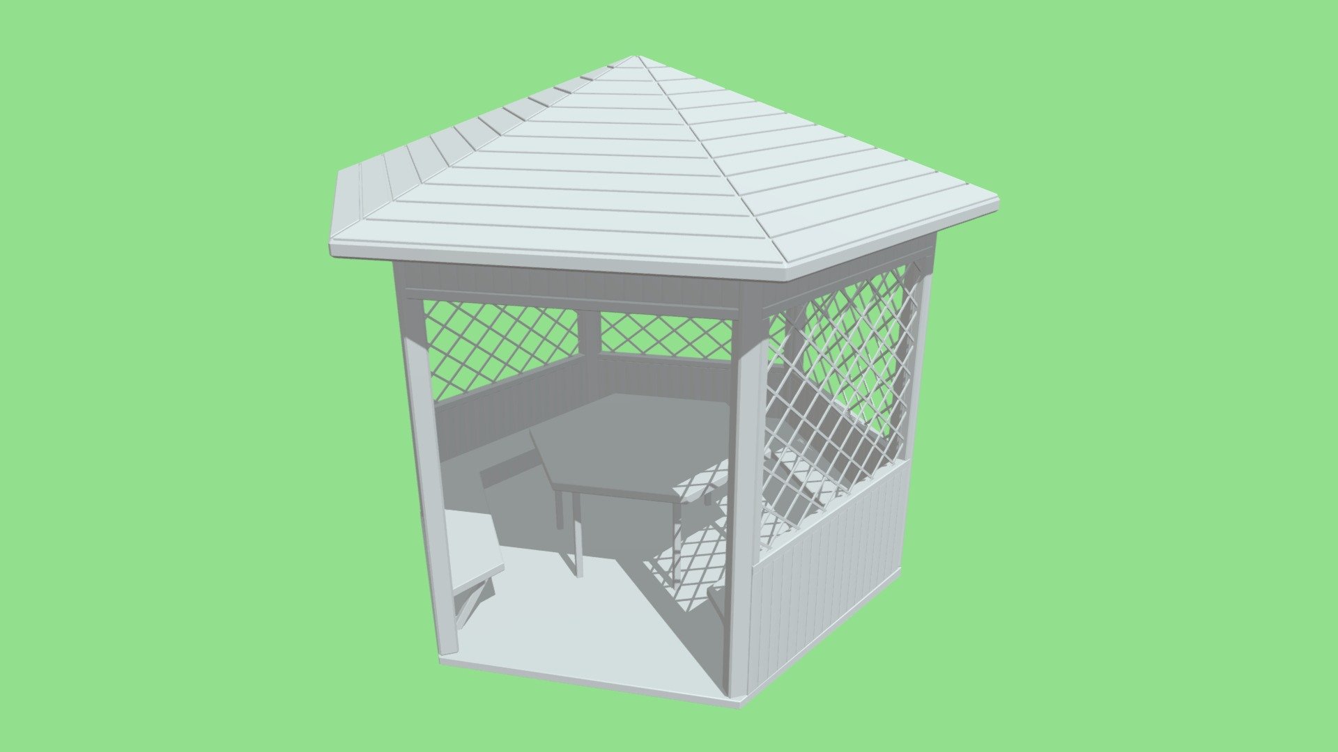 Wood Gazebo