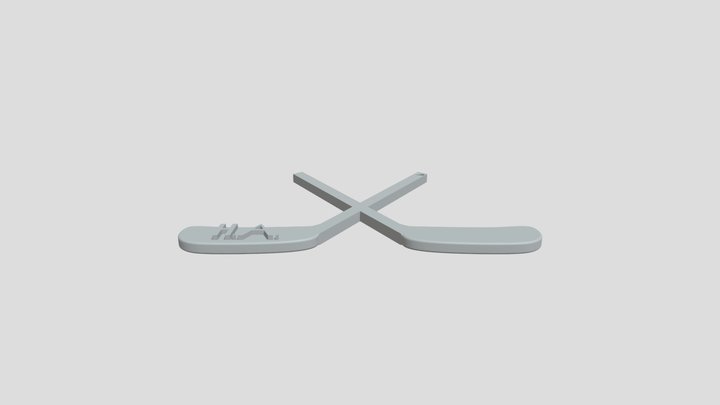 Hockey Sticks V3 (Charm Project) 3D Model