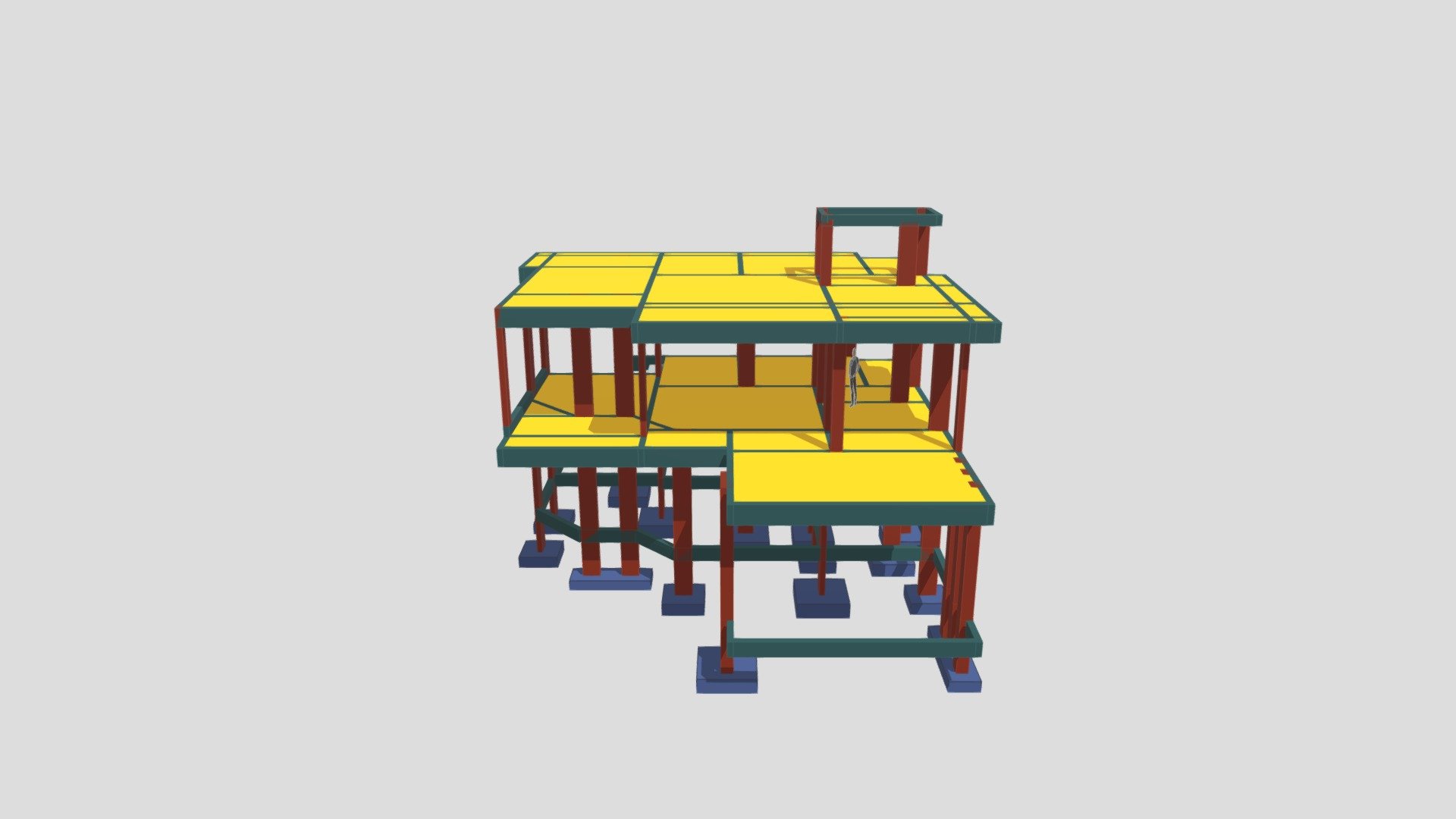 Sobrado 3D - Projeto estrutural