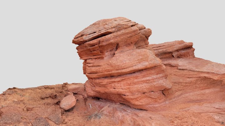 Glen Canyon rock formation 3D Model