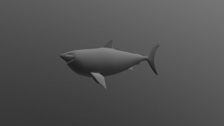 Bruce Finding Nemo (no Textures) 3D Model