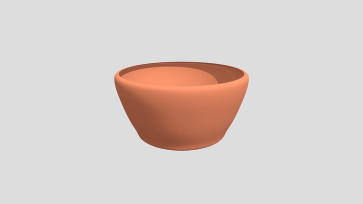 Terracotta Plant Pot - 3D Model