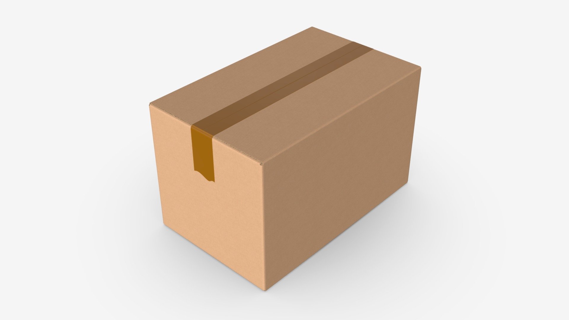 Box sealed with tape mockup 01 - Buy Royalty Free 3D model by HQ3DMOD ...