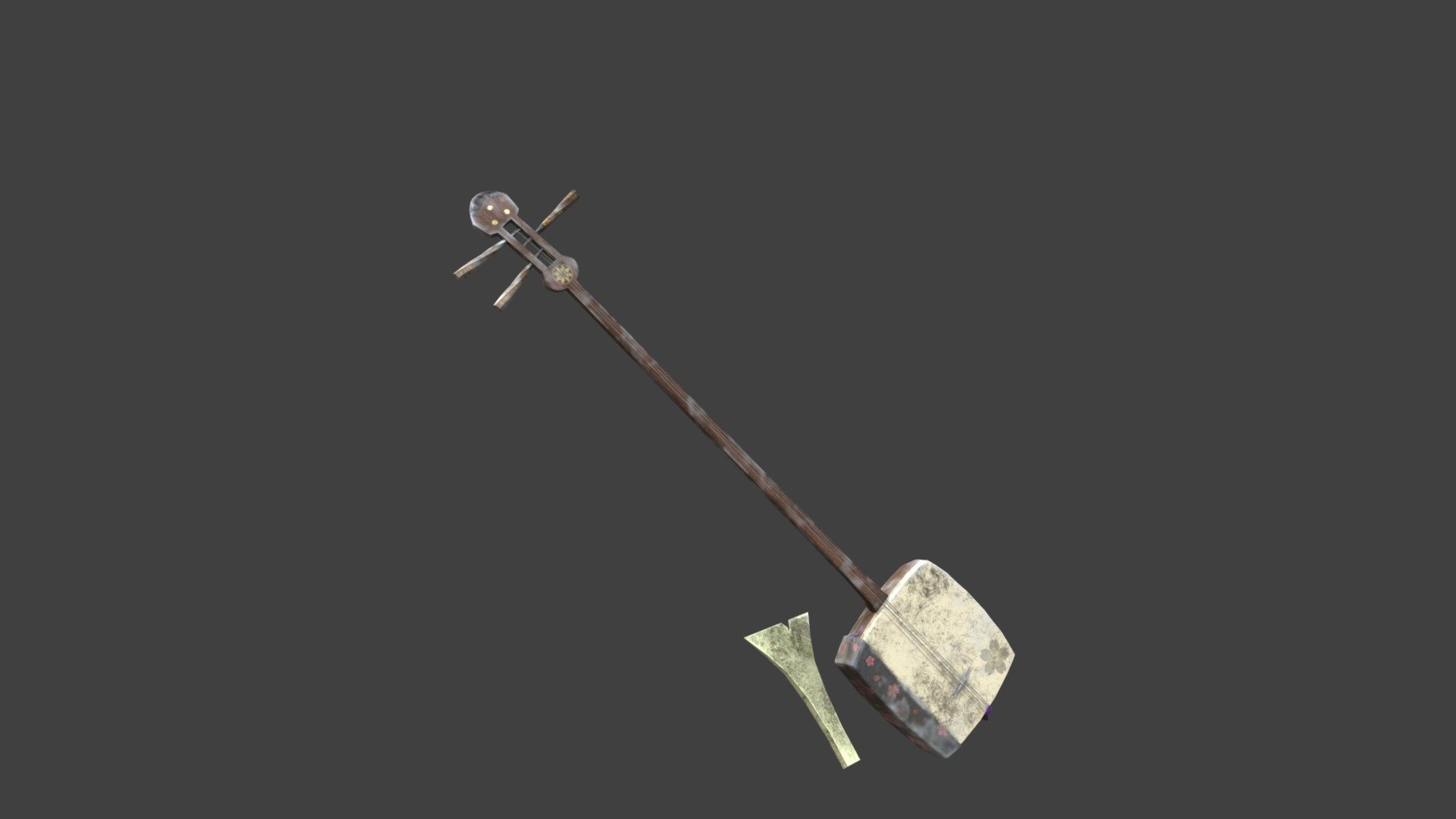 Sakura Shamisen - 3D model by MIchael Thigpen (@MIchaelThigpen ...