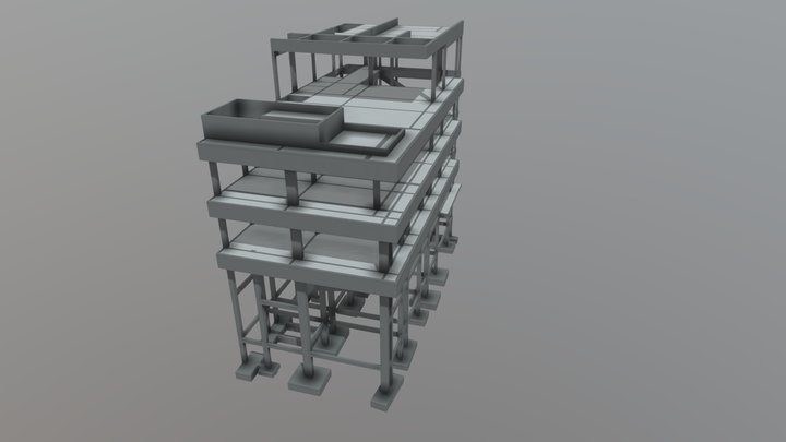 Edifício Misto 3D Model