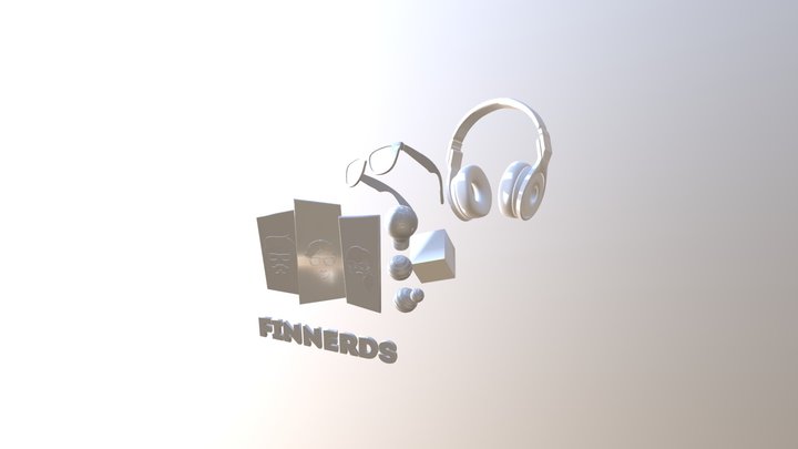 Finnerds logo 3D Model