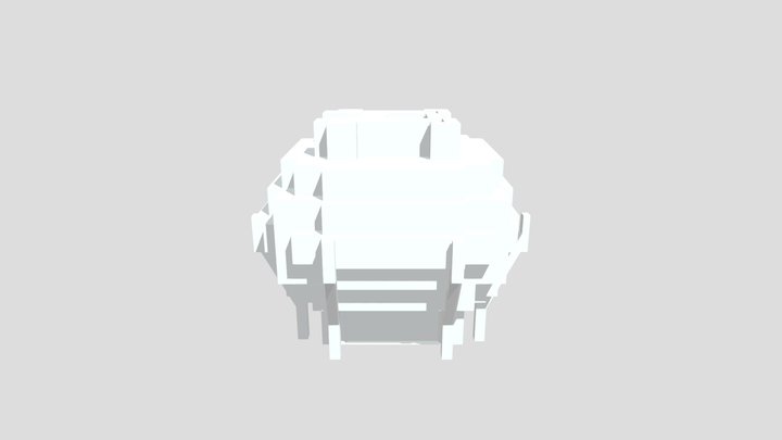 brutalist 3D Model