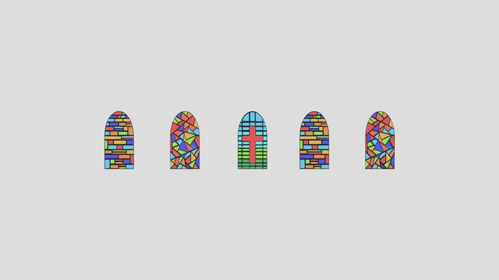 stained glass 3D Model