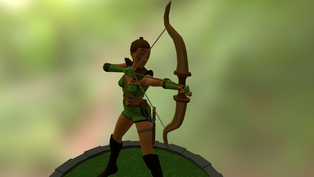 Tribal Ranger 3D Model