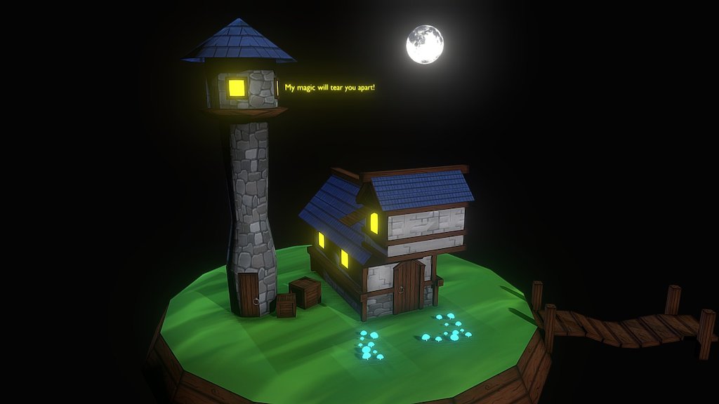 Mage House - 3D model by Bogdan Georgescu (@bondaru) [b9983f8] - Sketchfab