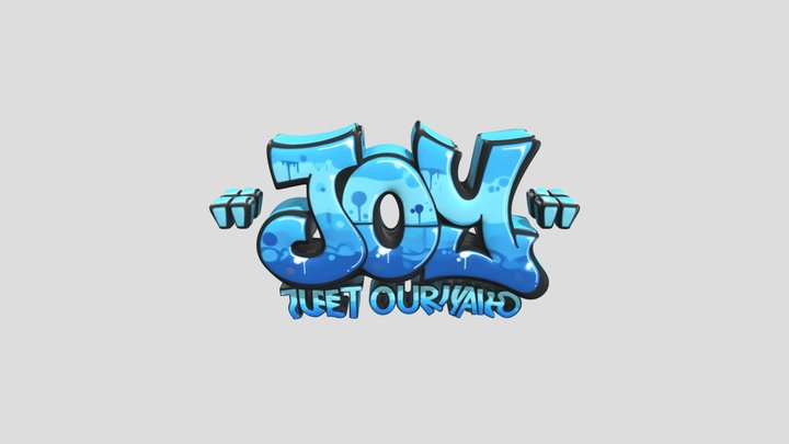 Graffiti Joy 3D Model