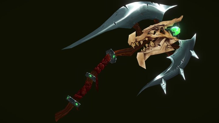 World of Warcraft Inspired Weapon: Cindercleave 3D Model