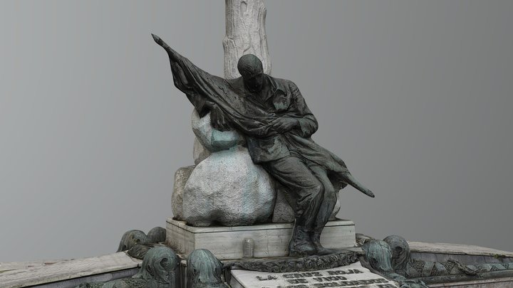 Mausoleo (homenaxe víctimas da Guerra de Cuba) 3D Model