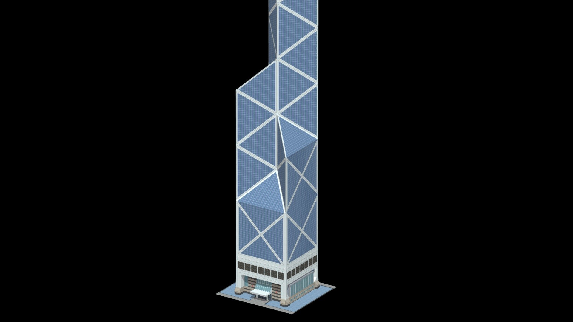 Bank Of China Tower Download Free 3D Model By Raise3D b99aa9b 