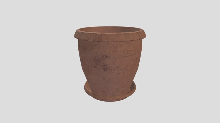 FlowerPot 3D Model