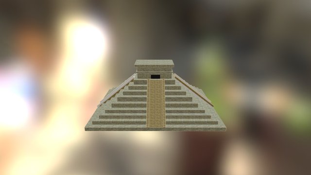 Maya Temple 3D Model