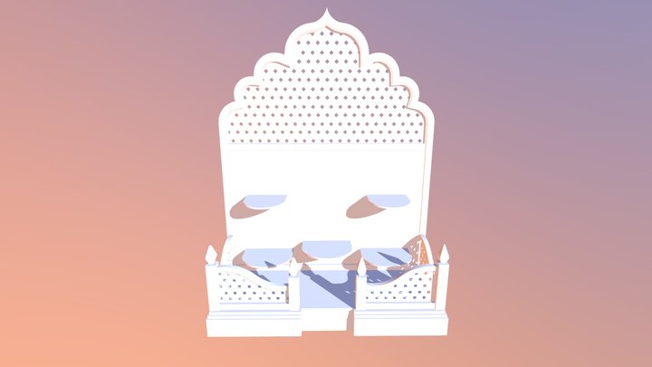 Marble Mandir 3D Model