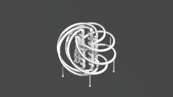 Walk & Slide (6,5) Torus Knot 3D Model