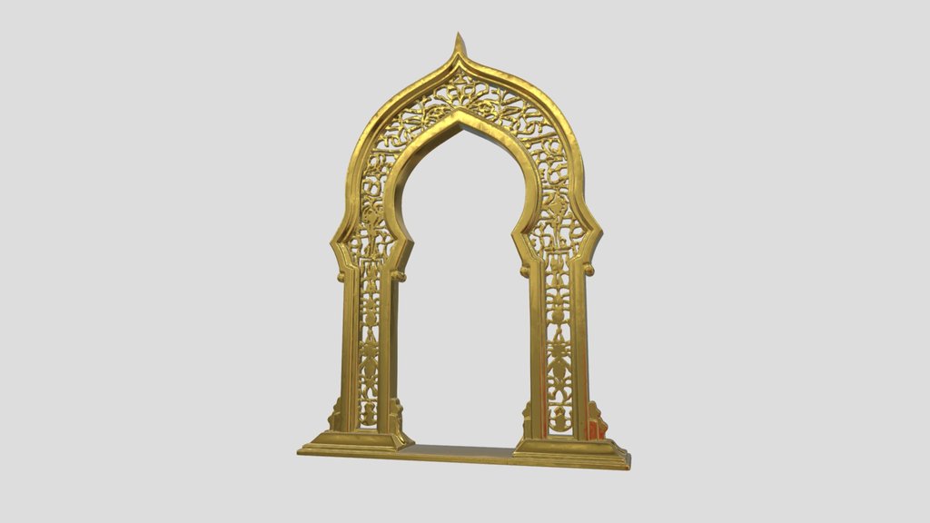 Golden decorated Arabian Arc2