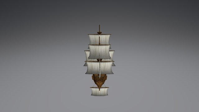 Age of Sail_Ship 3D Model