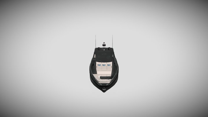 Motor Yacht Azimut Verve 47 3D Model