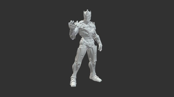 Sci fi Robot 3D Model