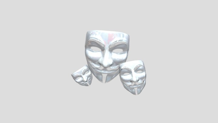 vendetta-mask-set 3D Model