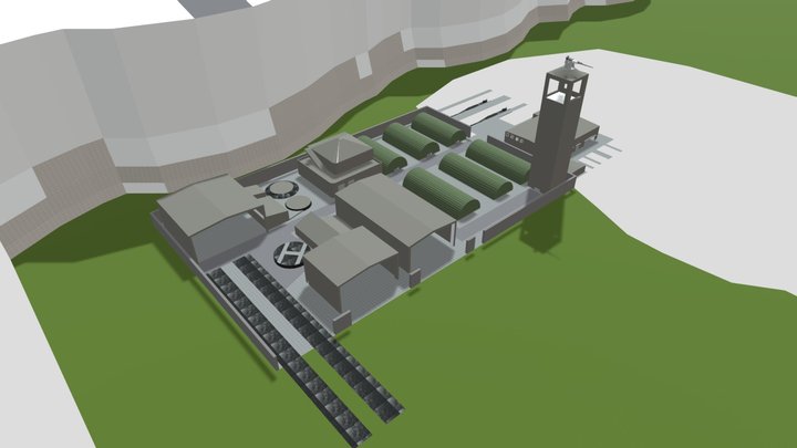Military Base 3D Model