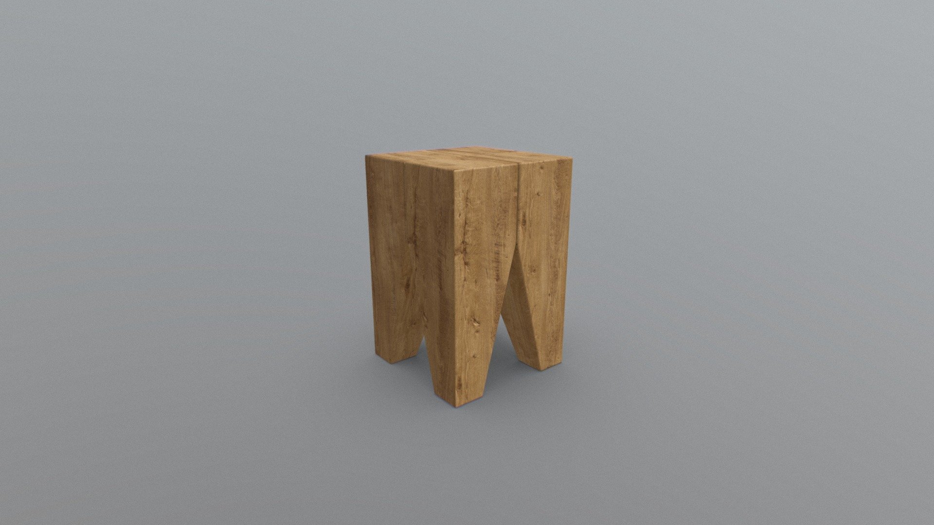 Mars Angled Stump Side Table 30x30x45