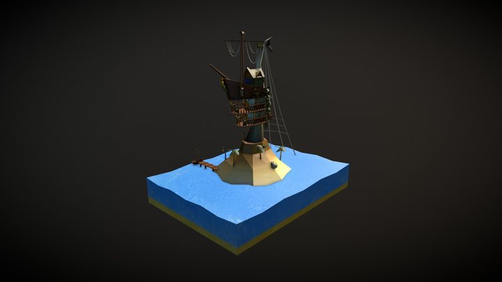 Pirate's Lair 3D Model