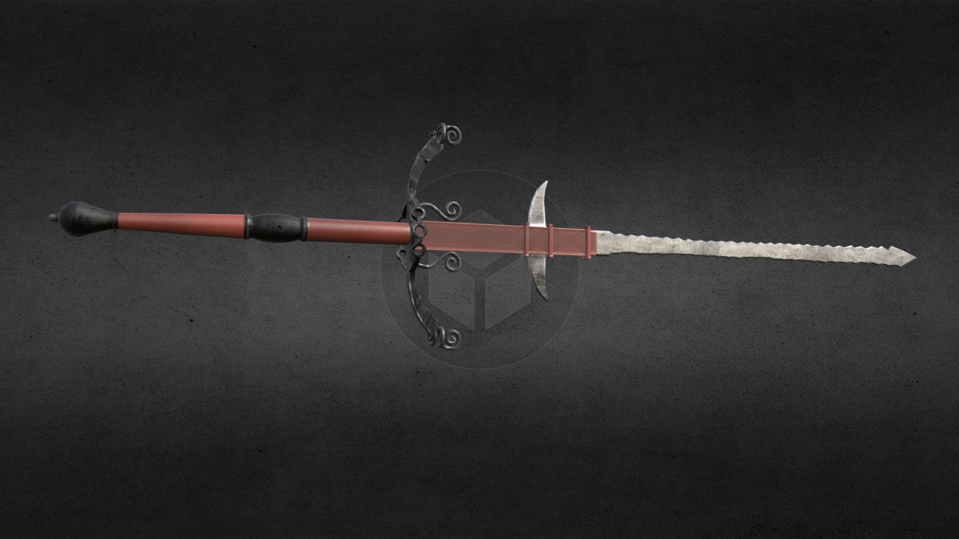 Two Handed Sword 02 - Download Free 3D model by tfarrstudent [b9a1580 ...