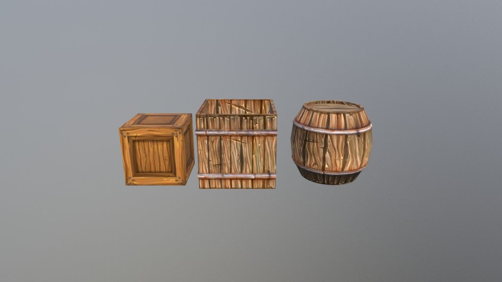 Fantasy Scene Stufs Lowpoly 1