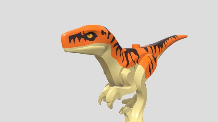 Lego Tiger the Atrociraptor 3D Model