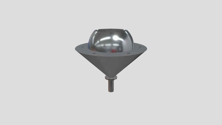 Utron with spherical container -bottom 3D Model