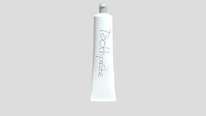 Toothpaste 3D Model